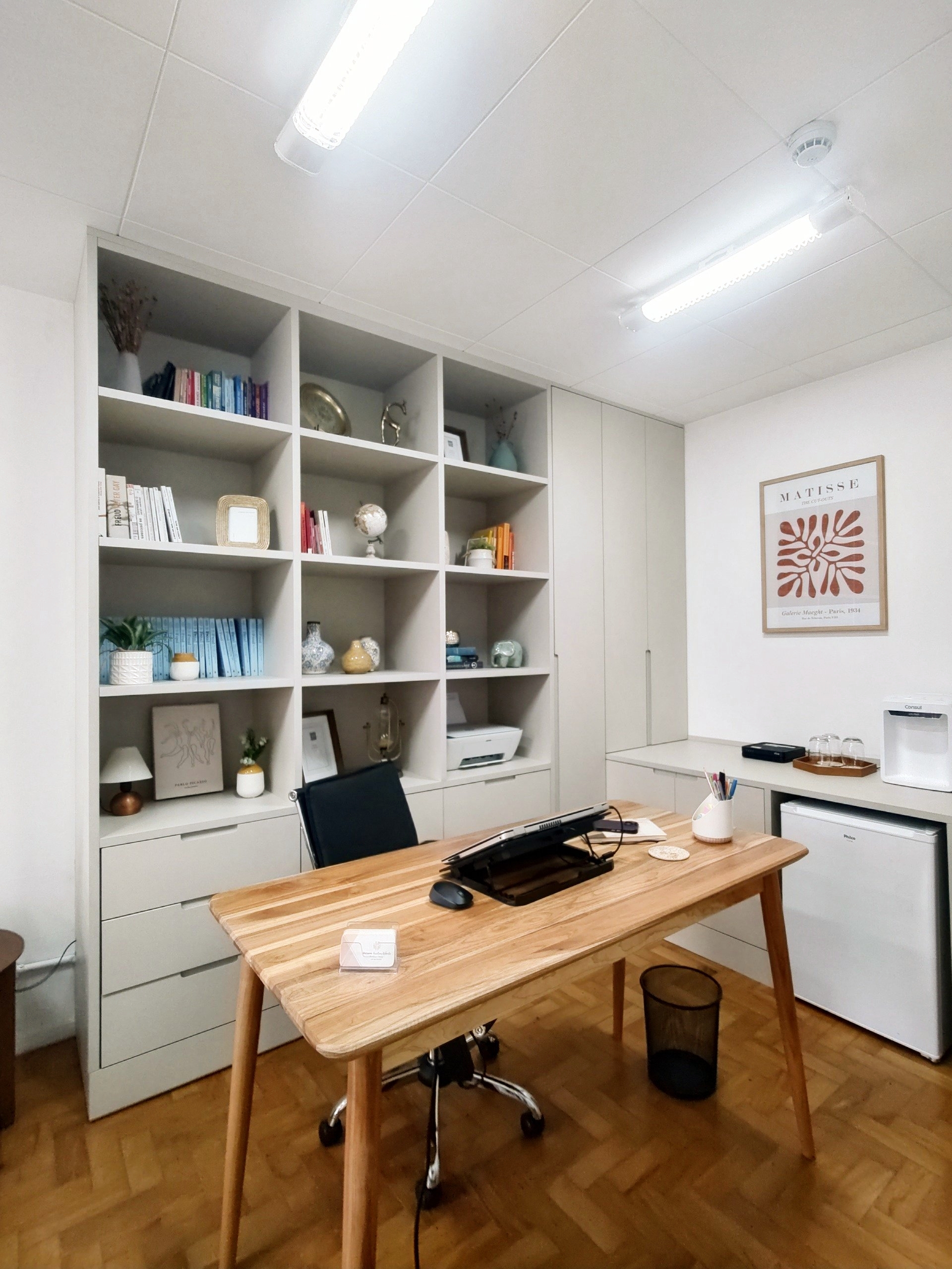 Vista geral do consultório